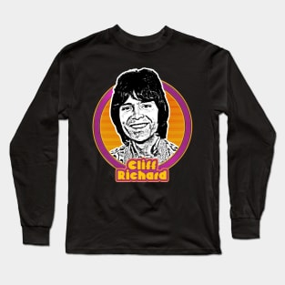 Cliff Richard /// 1970s Style Fan Design Long Sleeve T-Shirt